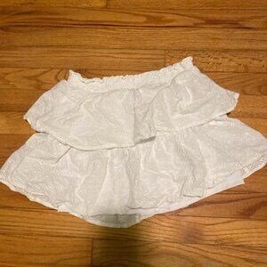 Girls' White Skirt